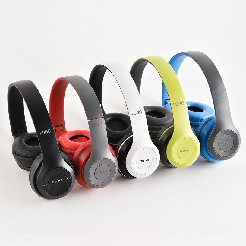 P47 juhtmeta Bluetoothiga kõrvapealsed kõrvaklapid